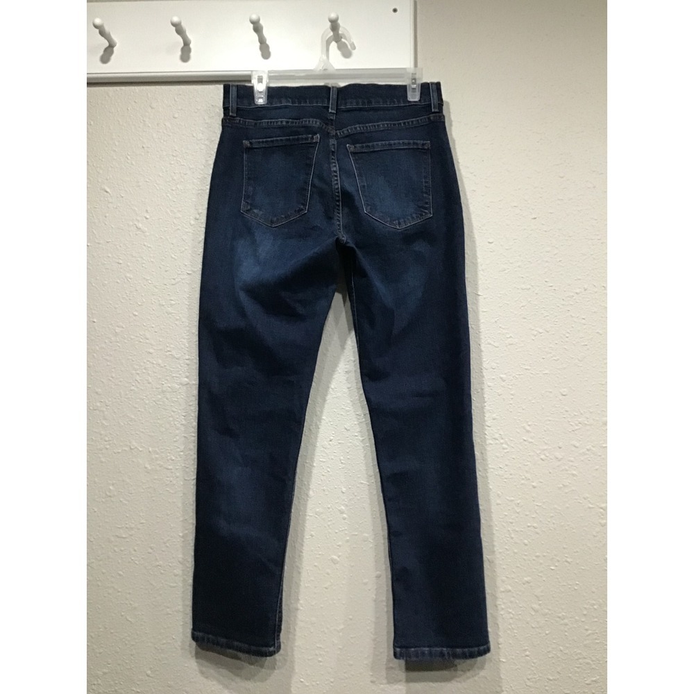 Mott & Bow Boyfriend Jeans Women's 29x28 Mid Rise Slim Straight Ridge Wash Denim - Picture 5 of 7
